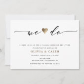 Einladung zur Hochzeitsfeier (Vorderseite)