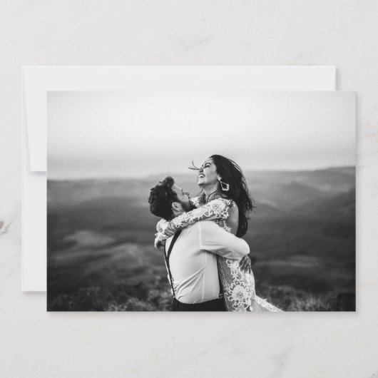 Einladung zur Hochzeitsfeier (Rückseite)