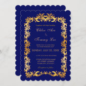 Einladung zur Hochzeitsfeier (Vorne/Hinten)