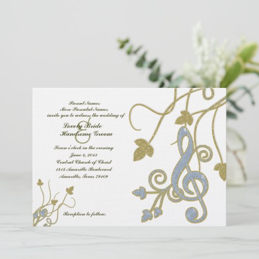 Einladung zur Hochzeitsfeier (Stehend Vorderseite)