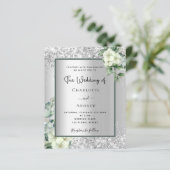 Einladung zur Hochzeitsfeier (Stehend Vorderseite)