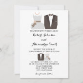 Einladung zur Hochzeitsfeier (Vorderseite)