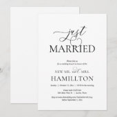 Einladung zur Hochzeitsfeier (Vorne/Hinten)