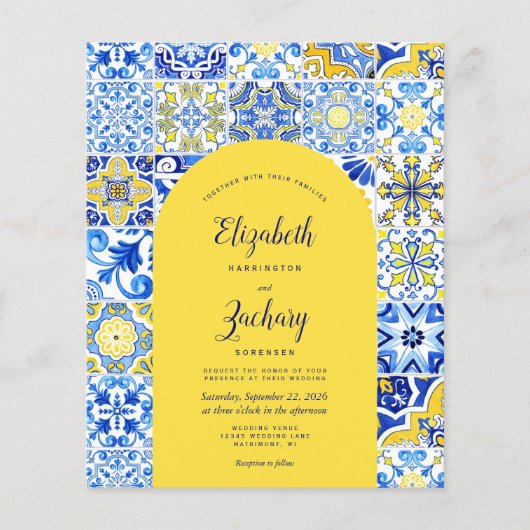 Einladung zur Hochzeitsfeier (Vorderseite)