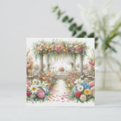 Einladung zur Hochzeitsfeier (Stehend Vorderseite)