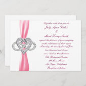 Einladung zur Hochzeitsfeier (Vorne/Hinten)