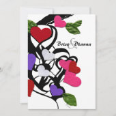 Einladung zur Hochzeitsfeier (Vorderseite)