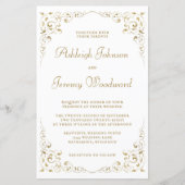 Einladung zur Hochzeitsfeier (Vorderseite)