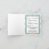 Einladung zur Hochzeitsfeier (Innenseite)