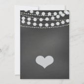 Einladung zur Hochzeitsfeier (Rückseite)