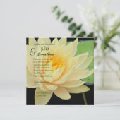 Einladung zur Hochzeitsfeier (Stehend Vorderseite)