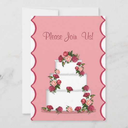 Einladung zur Hochzeitsfeier (Vorderseite)