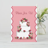 Einladung zur Hochzeitsfeier (Stehend Vorderseite)