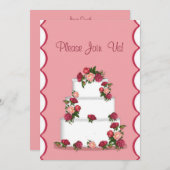 Einladung zur Hochzeitsfeier (Vorne/Hinten)