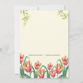 Einladung zur Hochzeitsfeier (Rückseite)