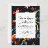 Einladung zur Hochzeitsfeier am Mitternachtsgarten (Vorderseite)