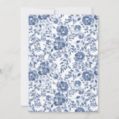 Einladung zur Hochzeitsfeier an der blauen Grenze (Rückseite)