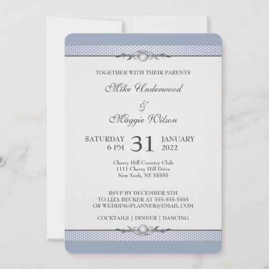 Einladung zur Hochzeitsfeier an der Grenze (Vorderseite)