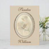 Einladung zur Hochzeitsfeier der Antike (Stehend Vorderseite)