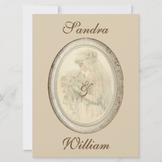 Einladung zur Hochzeitsfeier der Antike (Vorderseite)