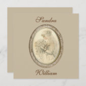 Einladung zur Hochzeitsfeier der Antike (Vorne/Hinten)