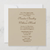 Einladung zur Hochzeitsfeier der Antike (Rückseite)