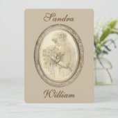 Einladung zur Hochzeitsfeier der Antike (Stehend Vorderseite)