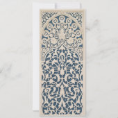 Einladung zur Hochzeitsfeier der klassischen Marin (Rückseite)