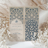 Einladung zur Hochzeitsfeier der klassischen Marin