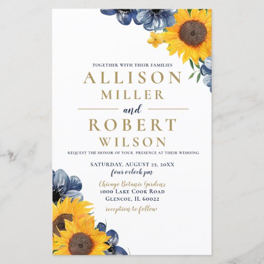 Einladung zur Hochzeitsfeier der Marine (Vorderseite)