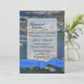 Einladung zur Hochzeitsfeier der Probe Fine Art Wa (Stehend Vorderseite)