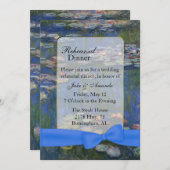 Einladung zur Hochzeitsfeier der Probe Fine Art Wa (Vorne/Hinten)