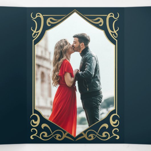 Einladung zur Hochzeitsfeier der Royal Medieval Fa (Innenseite Mitte)