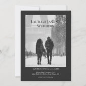 Einladung zur Hochzeitsfeier, Einladung zum Foto (Rückseite)