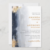 Einladung zur Hochzeitsfeier für die Marine und Go (Vorderseite)