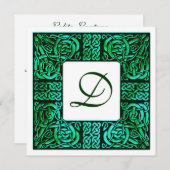 Einladung zur Hochzeitsfeier für Grüne Gewässer (Vorne/Hinten)