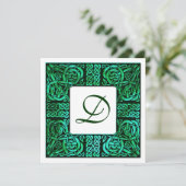 Einladung zur Hochzeitsfeier für Grüne Gewässer (Stehend Vorderseite)