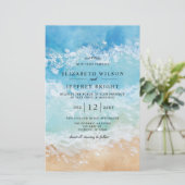 Einladung zur Hochzeitsfeier für Wasserfarben (Stehend Vorderseite)