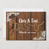 Einladung zur Hochzeitsfeier für zeitgenössische L (Rückseite)