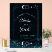 Einladung zur Hochzeitsfeier, Galaxie Acrylschild (Hochzeit)