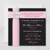 Einladung zur Hochzeitsfeier - Geschenk der Liebe (Rückseite)