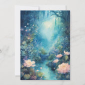 Einladung zur Hochzeitsfeier im Fantasy Forest (Rückseite)