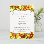 Einladung zur Hochzeitsfeier im Frühjahr (Stehend Vorderseite)