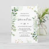 Einladung zur Hochzeitsfeier im Grünen (Stehend Vorderseite)