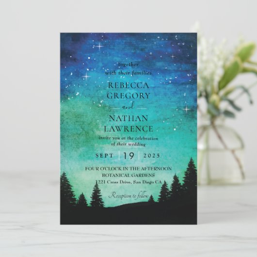 Einladung zur Hochzeitsfeier im Norden (Stehend Vorderseite)