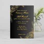 Einladung zur Hochzeitsfeier im Stille der Golden  (Stehend vorne)