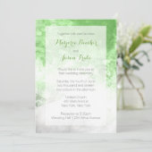 Einladung zur Hochzeitsfeier im Wasserfarbenwirbel (Stehend Vorderseite)