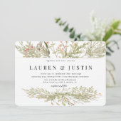 Einladung zur Hochzeitsfeier im Zauberwald (Stehend Vorderseite)