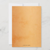 Einladung zur Hochzeitsfeier in bezauberndem Wald (Rückseite)