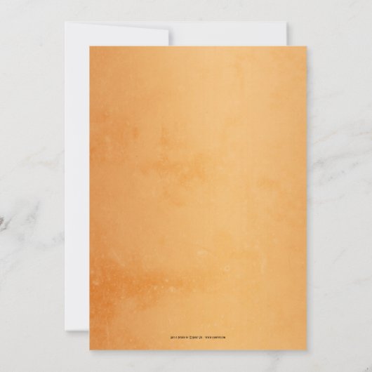 Einladung zur Hochzeitsfeier in bezauberndem Wald (Rückseite)